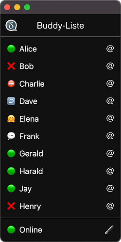 Buddy-Liste