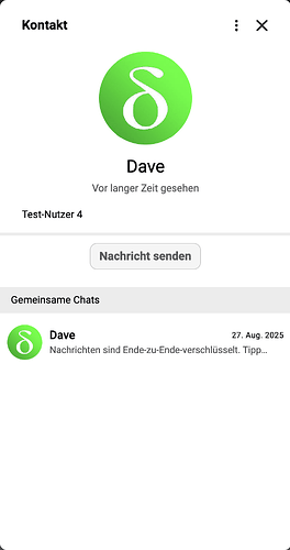 Nachricht senden