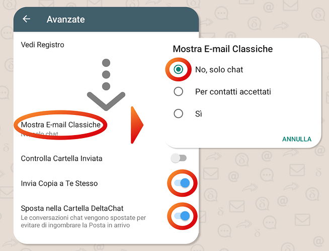 istruzioni propria email - impostazioni 2